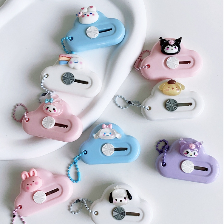 

COD✨Sanrio Mini Cutter Lucu Bentuk Awan Karakter Lucu/Pisau Kecil Kartun Kuromi Melody Alat Tulis Kreatif-GS