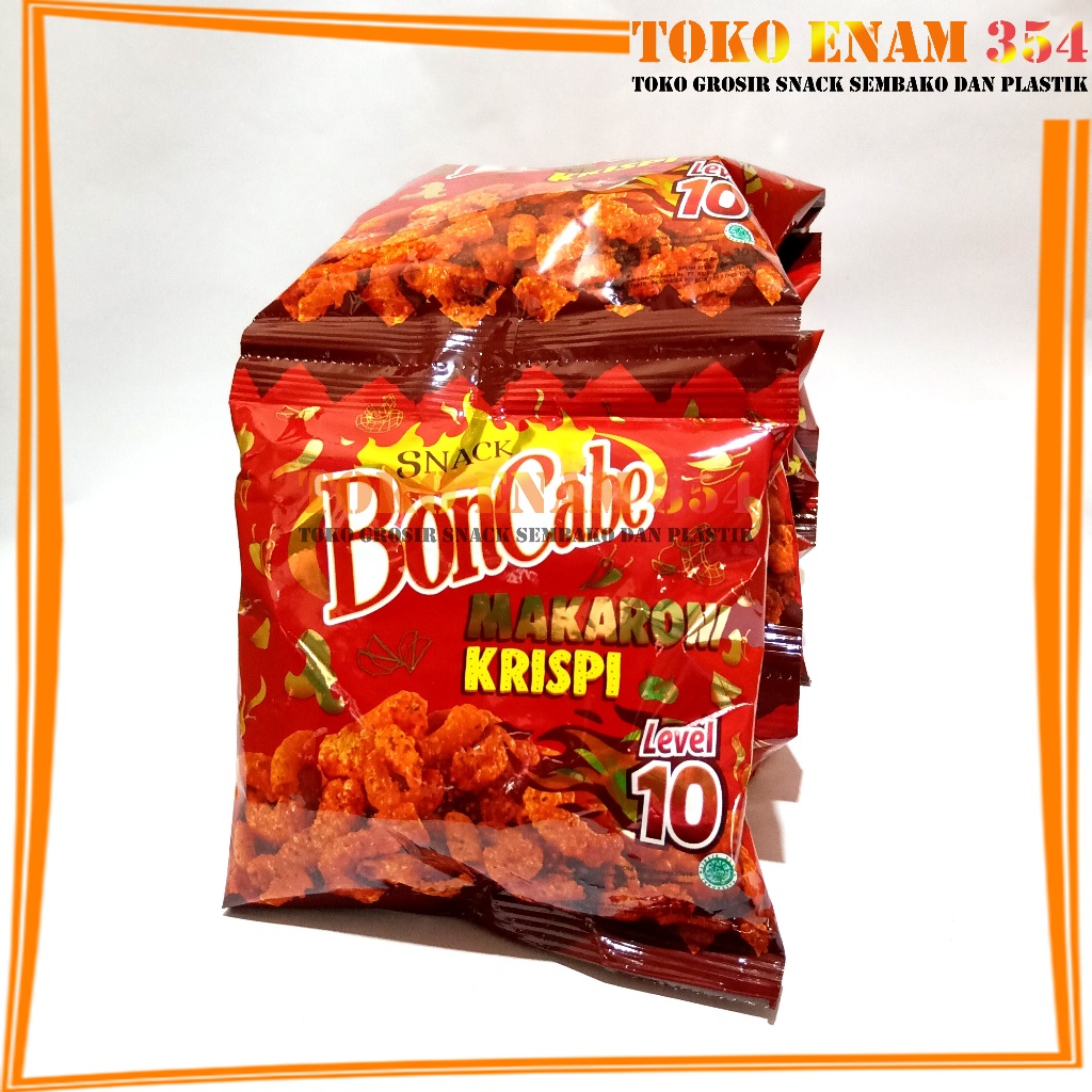 

Makaroni Krispi pedas Boncabe Kobe snack renceng isi 10 bungkus x 27 gram