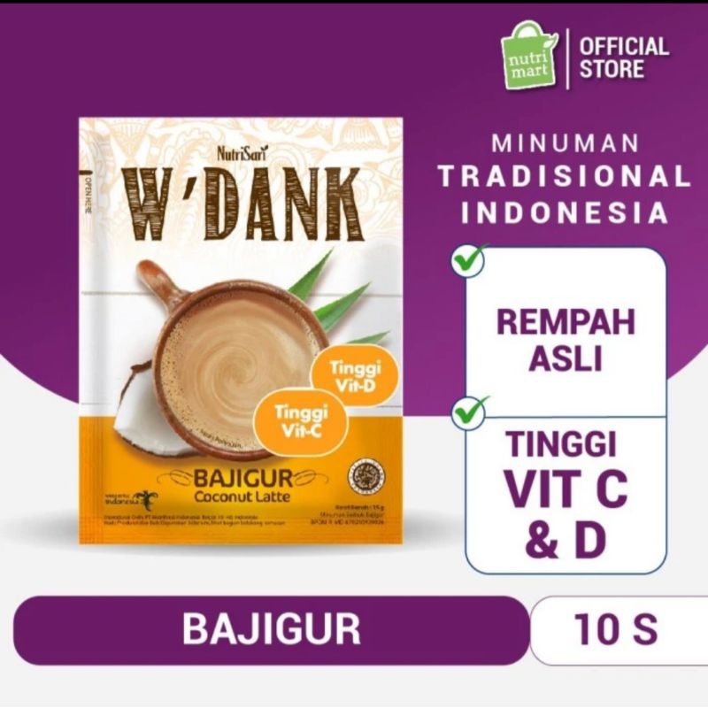 W'Dank Bajigur - 10 Sachet