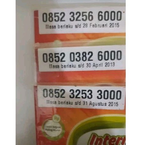 nomor cantik telkomsel kartu as 6000 3000