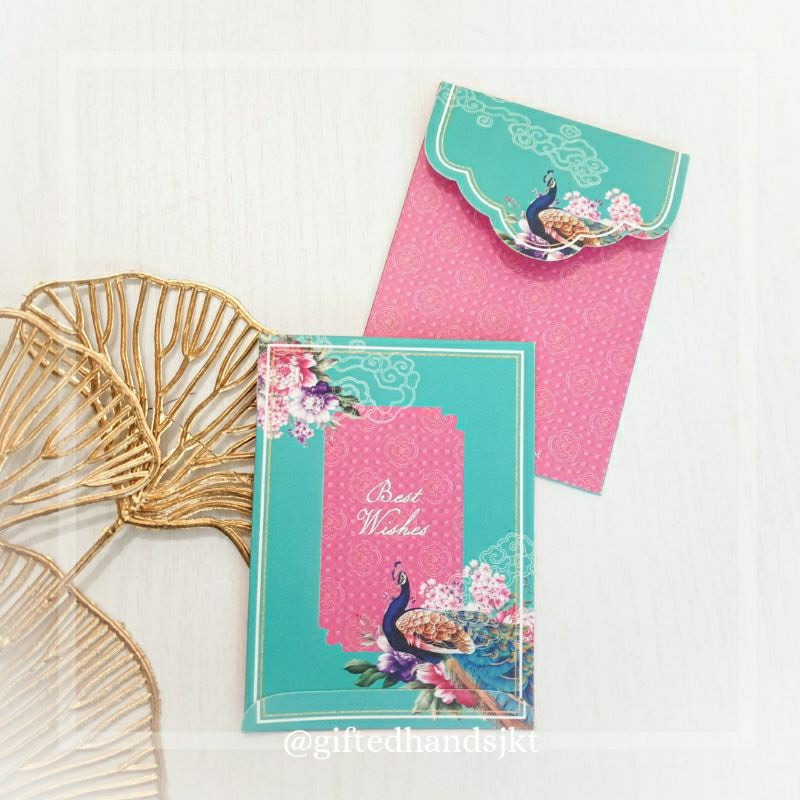 

ELEGANT PEACOCK ~ Angpao Kecil Premium / Small Money Envelope