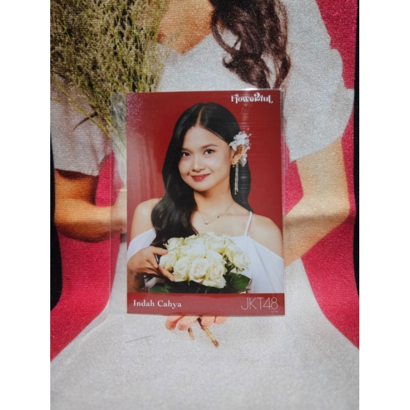 JKT48 FLOWERFUL PHOTOPACK INDAH CAHYA OFFICIAL MERCHANDISE