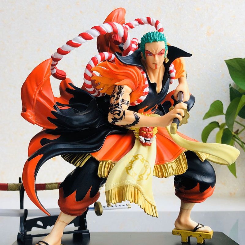 [ Foto Asli ] Statue One Piece Roronoa Zoro Samurai Recast
