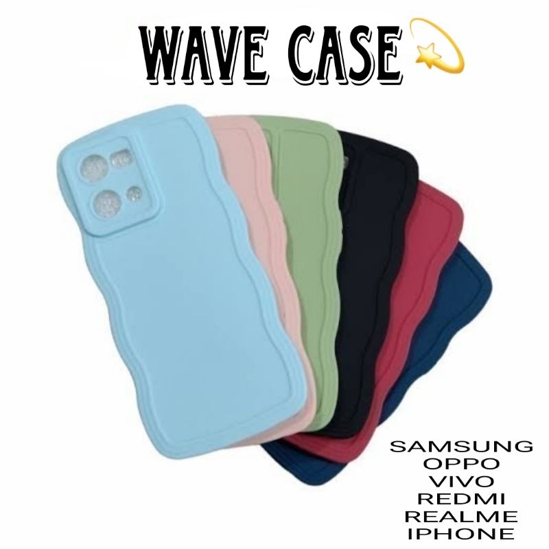 (52) FANCY STYLE SOFT CASE FOR SAMSUNG A05S - CASE GELOMBANG / WAVE CASE SERIES