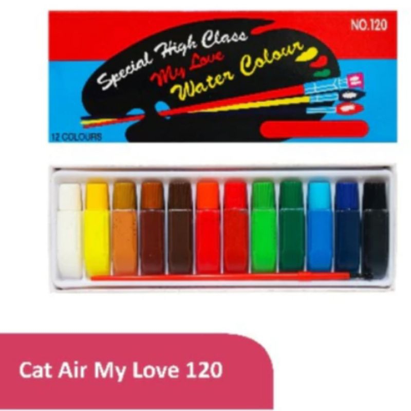 

Cat Air My Love Watercolors 12 Warna / Water Colors Guitar no.120