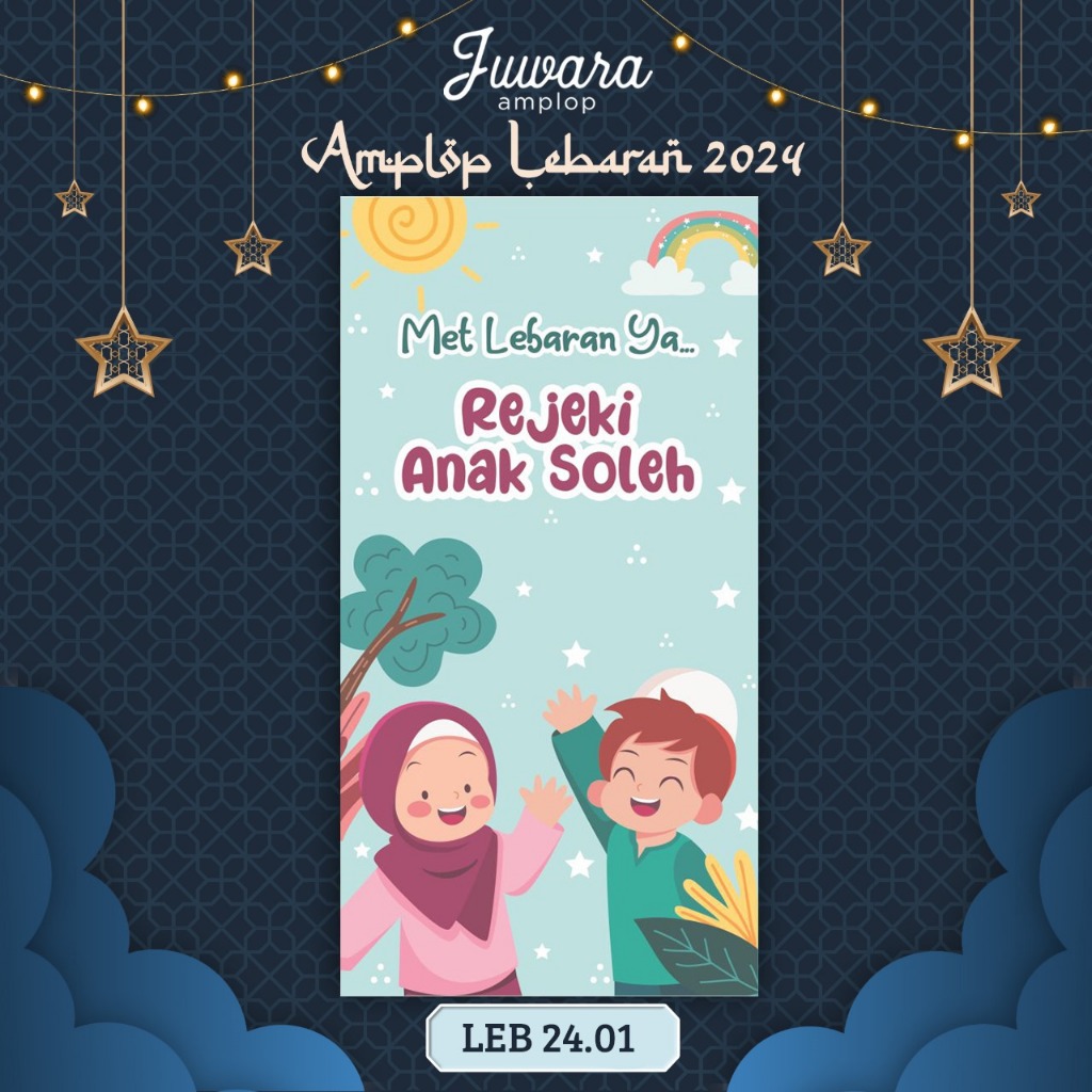 

Amplop Lebaran atau Angpau lebaran kode J 25.01 muat uang kertas tidak perlu dilipat harga termurah