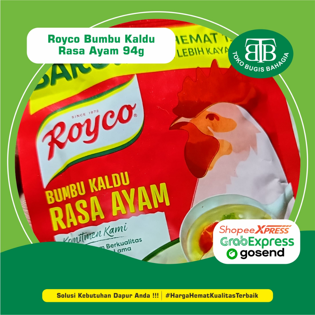 

Royco Bumbu Kaldu Rasa Ayam 94g, Murah Makassar