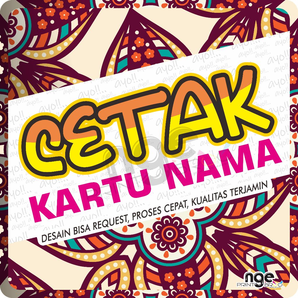 

CETAK KARTU NAMA 1 SISI | 2 SISI | KARTU NAMA CUSTOM | MURAH BERKUALITAS | CEPAT