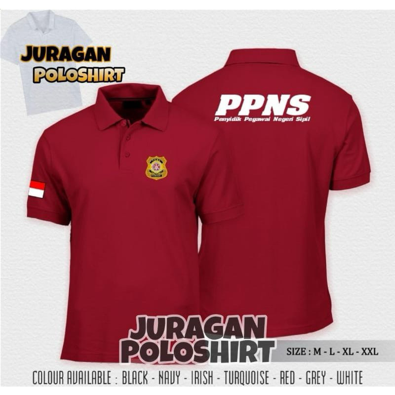 KAOS POLO PPNS / COCOK UNTUK PRIA DAN WANITA / KEKINIAN
