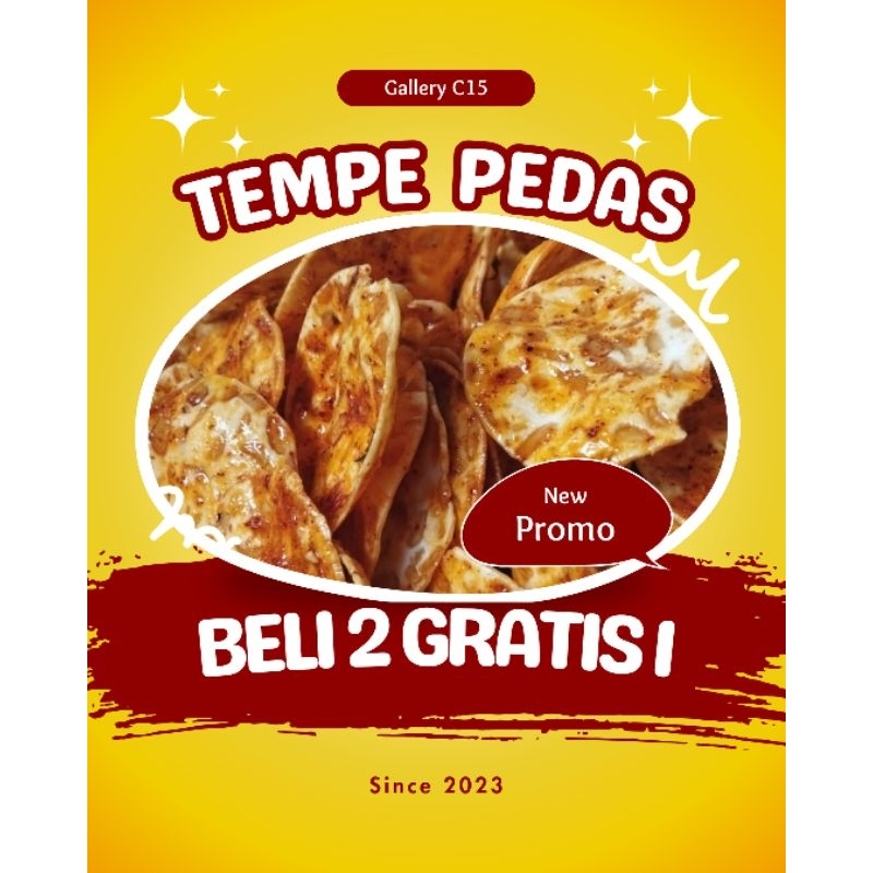 

Gallery Snack PROMO BELI 2 GRATIS 1 Tempe Kering Pedas Keripik Tempe