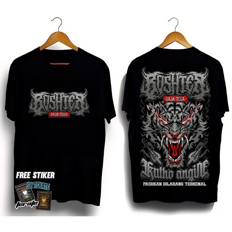 KAOS PSHT/BOSHTER RAJA TEGA/ KAOS ATRIBUT