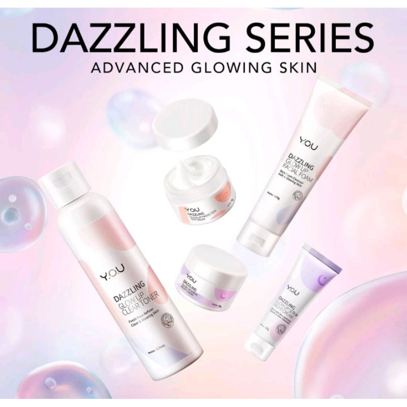 YOU Dazzling Series | Dazzling Facial Foam | Dazzling Toner | Dazzling Night cream | Dazzling Day cr