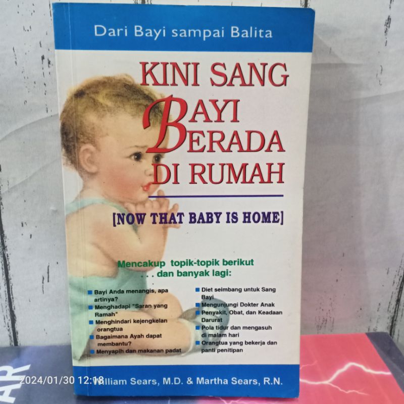 ORIGINAL BUKU KINI SANG BAYI BERADA DI RUMAH - NOW THAT BABY IS HOME Seri Pedoman Kristiani Dalam Me