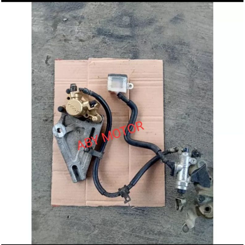 1set Cakram Rem Belakang Honda Supra X 125 Double Disk PNP Blade New 125 Fi (Bekas Berkualitas)