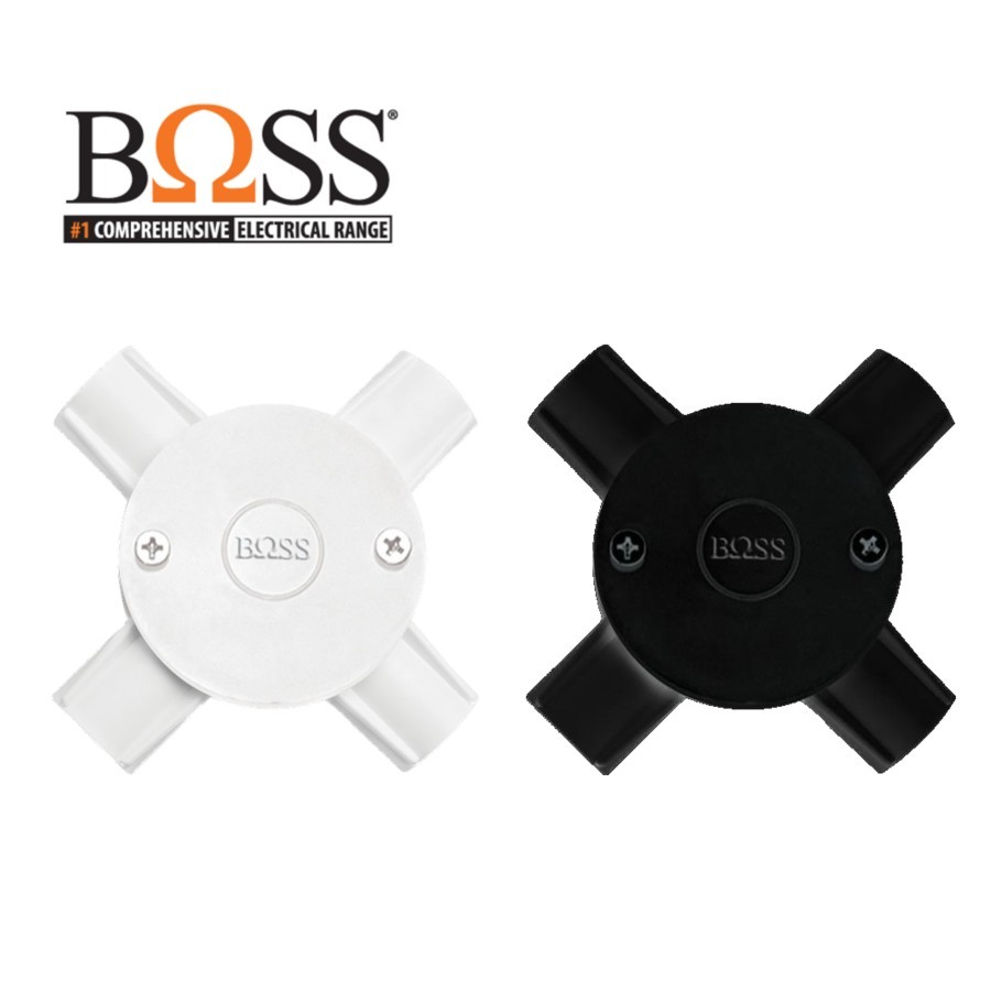 T DUS TDUS CROSS DUS TEDUS Tee dos TEEDUS TEEDOS TDoos Tdos Boss Clipsal 20MM 20 MM PUTIH HITAM PIPA