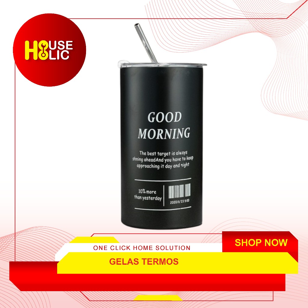 Termos Stainless Tumbler Coffee Americano Cup Gelas Mug Cangkir 600 ML