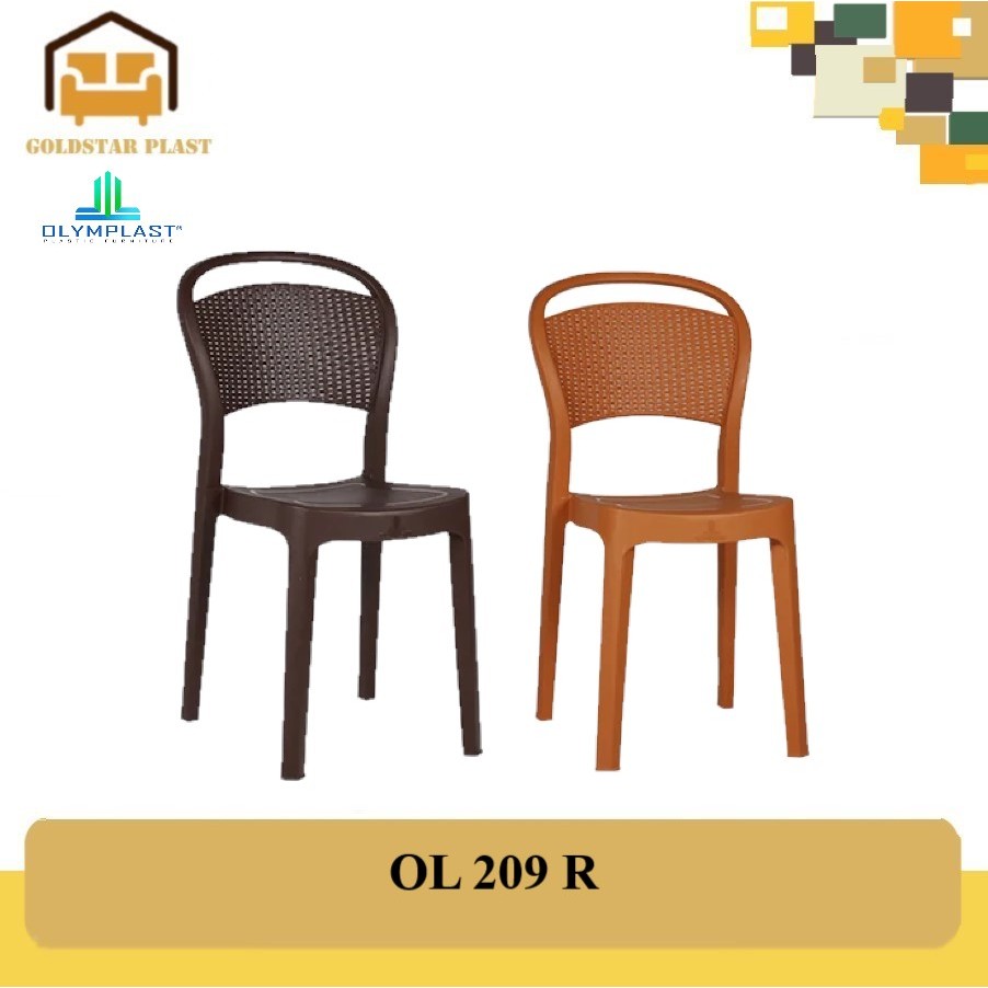 Olymplast Kursi Teras/Kursi Santai/Kursi Makan Plastik/ OL 209 R