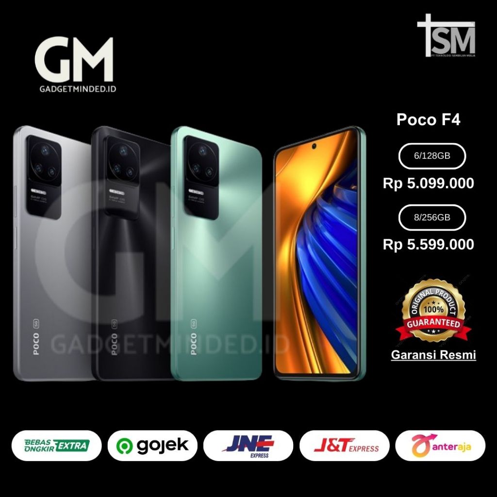Poco F4 (6/128GB & 8/256GB) [Garansi Indonesia]