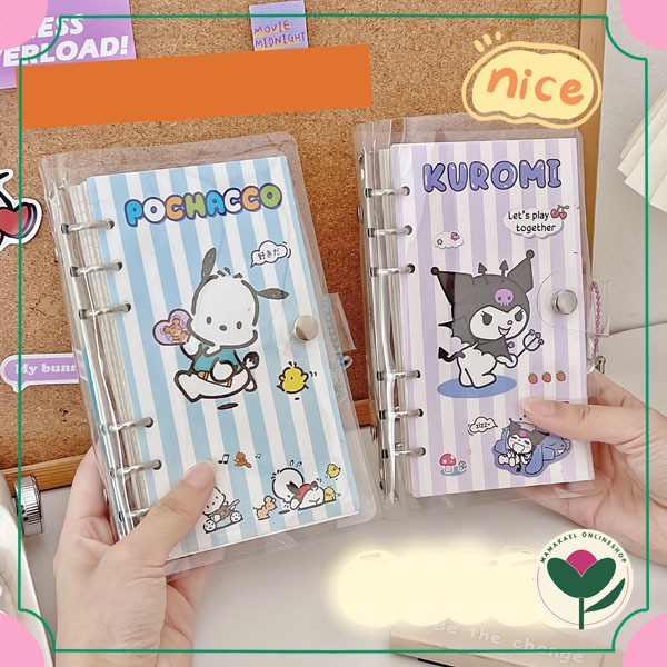 

1 set Binder notebook gambar karakter lucu buku tulis catatan cute jurnal MK1517