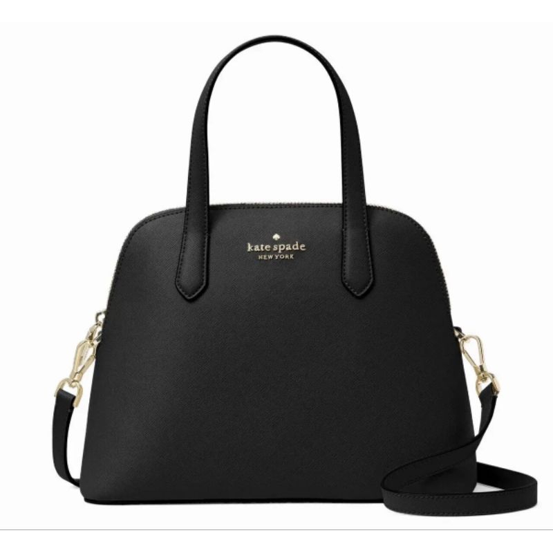 ks Schuyler Medium Dome Satchel Black n