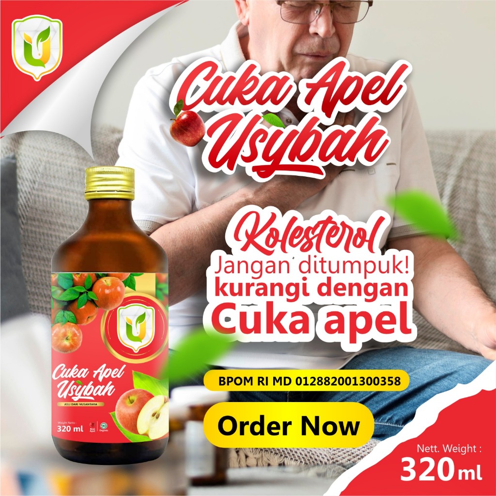 

Cuka Apel Organik 100% Apple Cider Vinegar