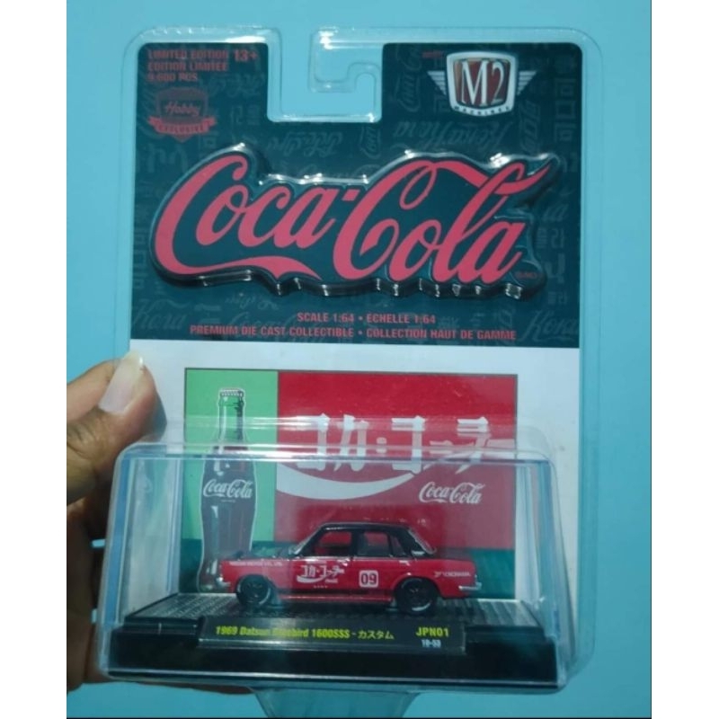 diecast M2 Datsun Bluebird 510 merah Coca cola