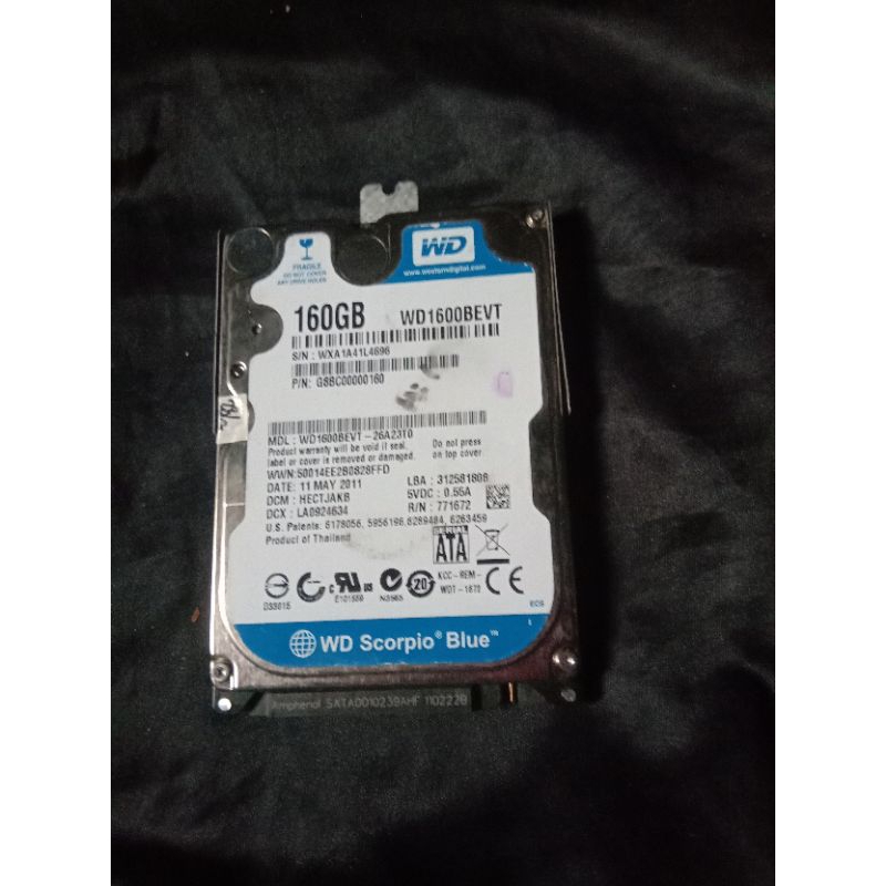 wd Scorpio blue 160gb