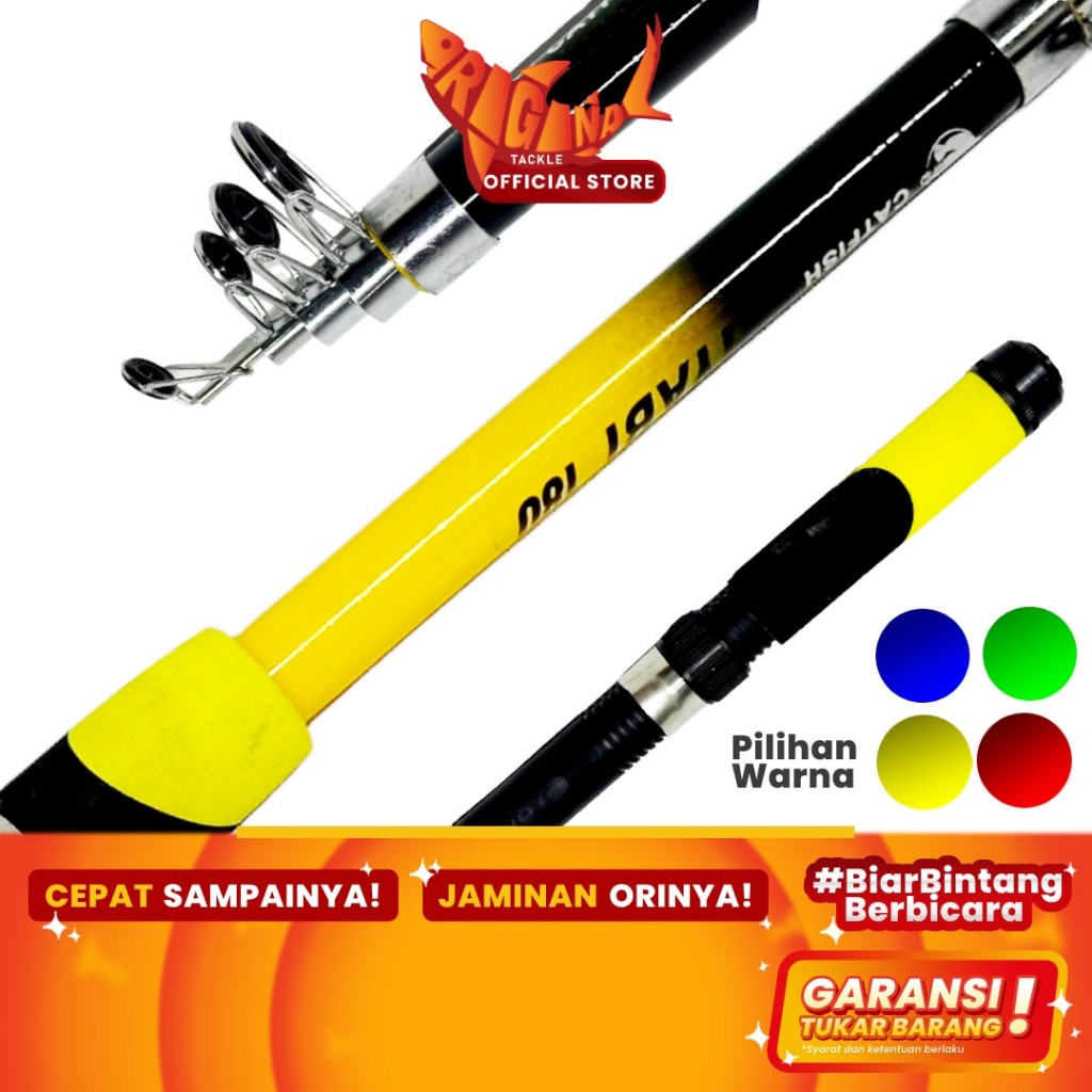 Joran Pancing Antena Teleskopik Catfish Miyabi Fiber  150cm 180cm 210cm 240cm 270cm 300cm 360cm
