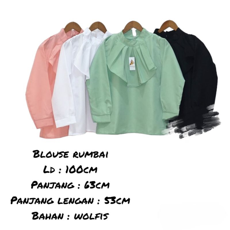 blouse rempel kemeja atasan perempuan baju wanita