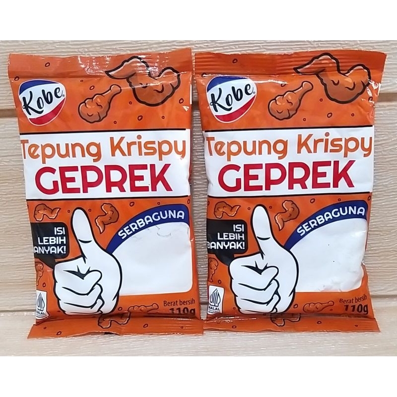 

Kobe Tepung Gerpek 110gr / Tepung Krispy Geprek / Tepung Crispy Serbaguna