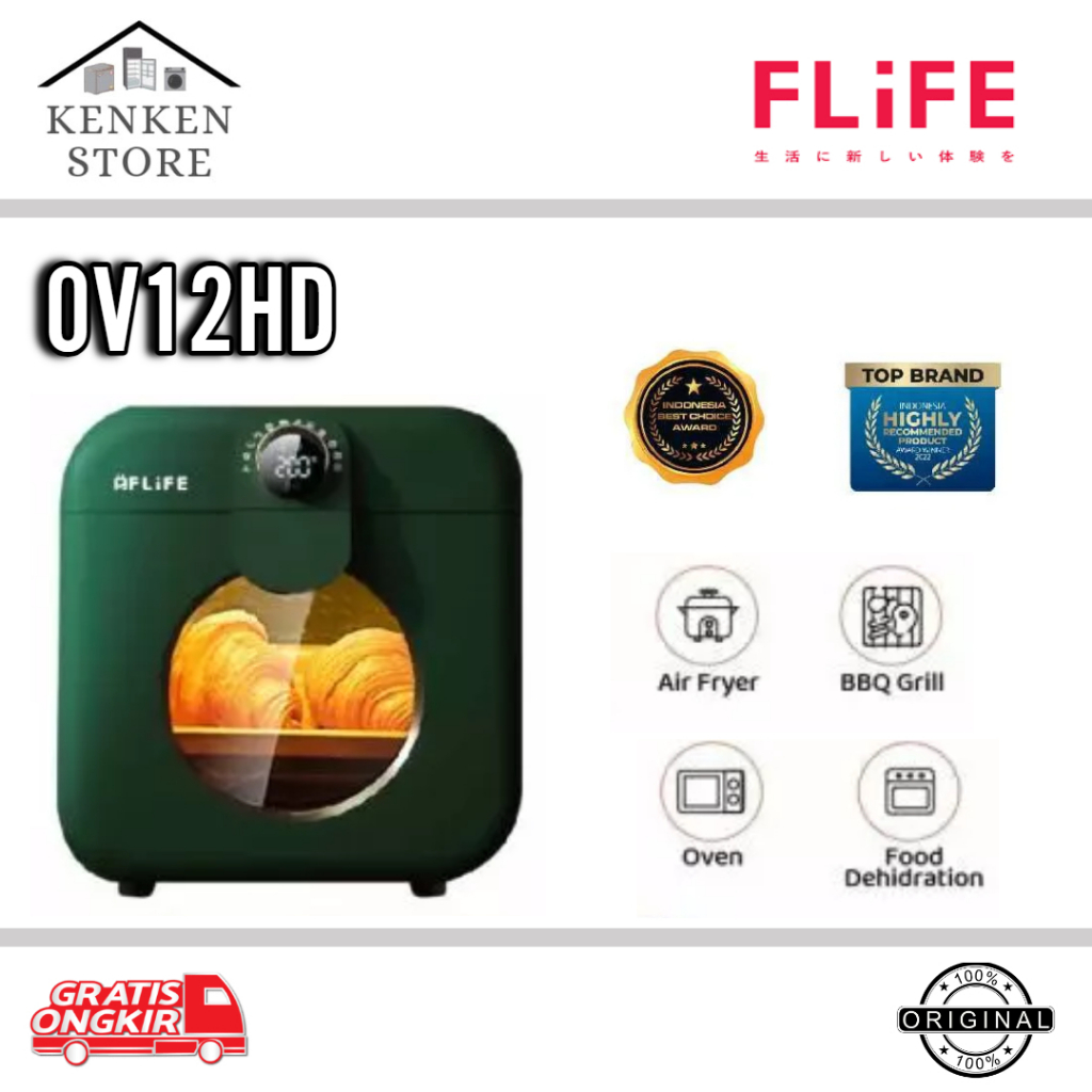 LIGHTWAFE AIR FRYER OVEN FLIFE OV-12HD