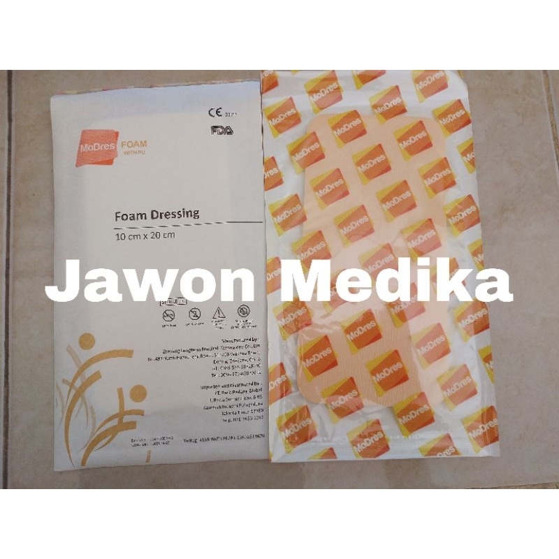 Modres Foam With PU/Foam Dressing 10x20/Tampon Luka