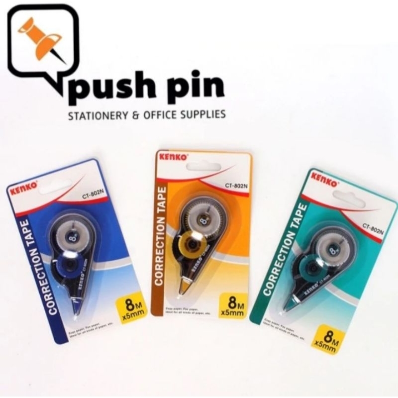 

Kenko Correction Tape / Tipe-X Kertas CT-802N