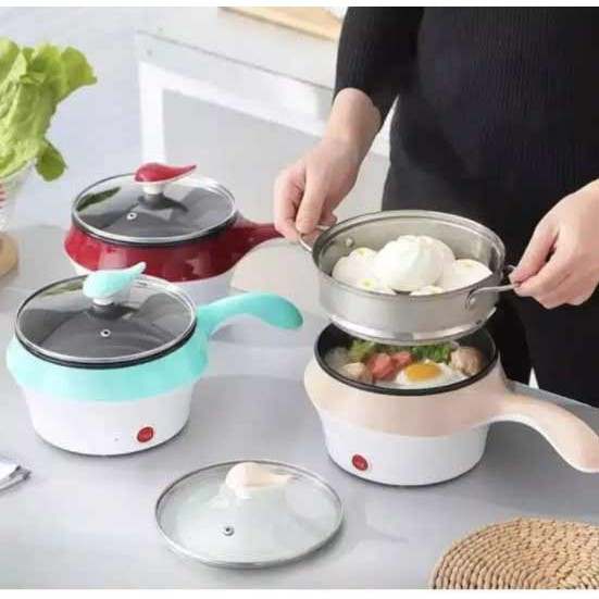 PANCI LISTRIK MULTIFUNGSI / SERBAGUNA TEFLON 1.5 LITER