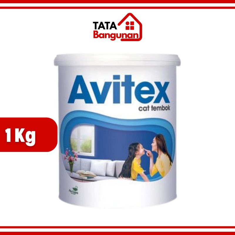 Cat Tembok AVITEX 1kg Cat Dinding Interior Exterior Avian