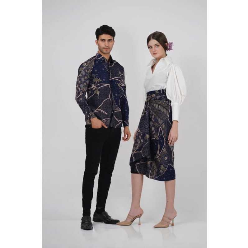 Bhevin Clover - Kemeja Panjang-Batik Couple Rok Lilit Buat Lamaran Kemeja Slimfit