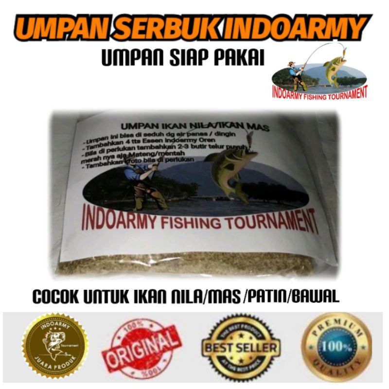 Umpan pancing ikan nila umpan siap pakai indoarmy