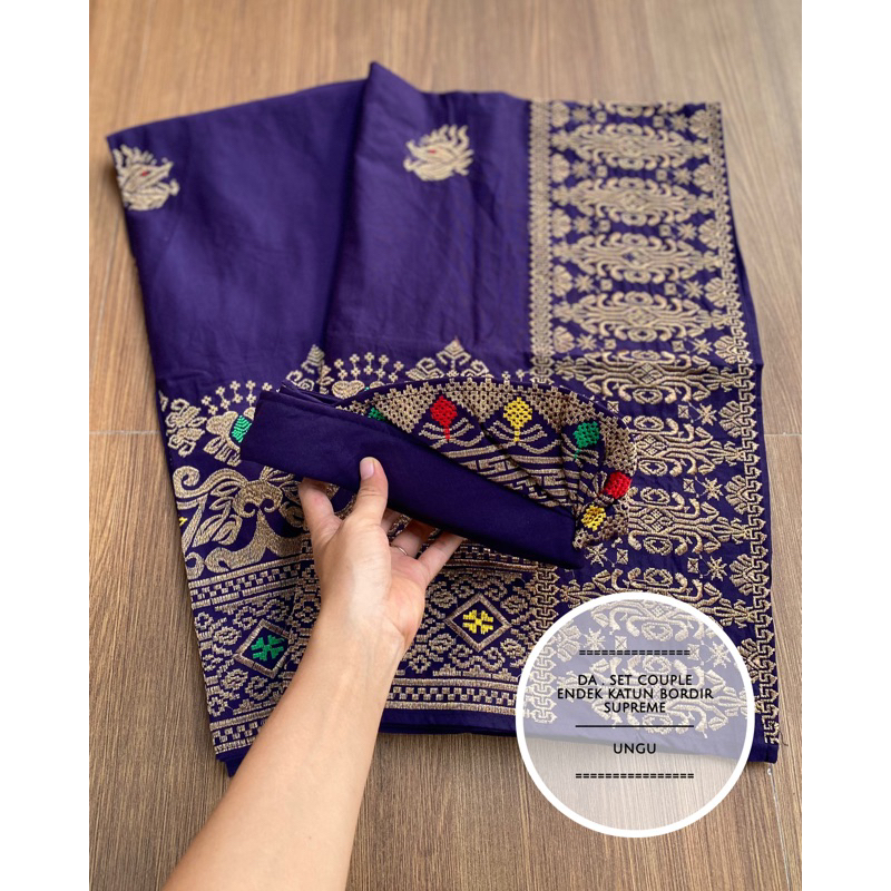 DEWI BUSANA|| SET COUPLE ENDEK KATUN BORDIR SUPRIME