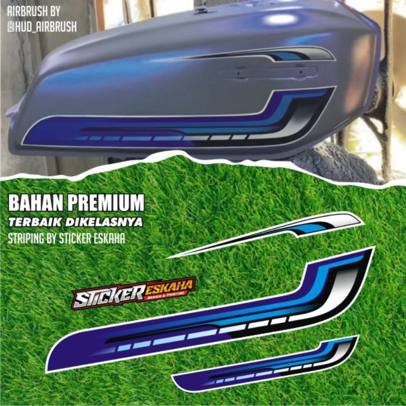 Striping GL Pro Max GL100 GL Cepek Airbrush Lembayung