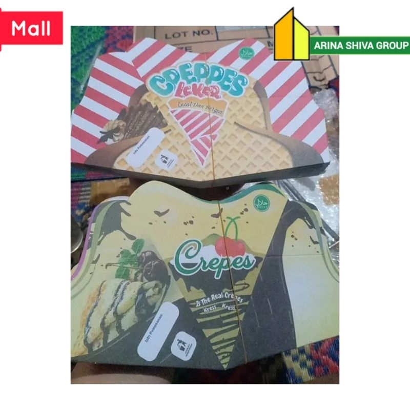 

[PAKET USAHA] 400 LEMBAR KEMASAN CREPES LIPAT JUMBO BAHAN DUPLEK PUTIH SUPER QUALITY | KERTAS LEKER KREPES CRISPY HIGH QUALITY | BOX LEKKER WAFFLE CROFFLE MURAH PRODUK TERBARU | TOKO KEMASAN ONLINE | TOKO ANEKA KEMASAN OFFICIAL | SHIVACORP 2014