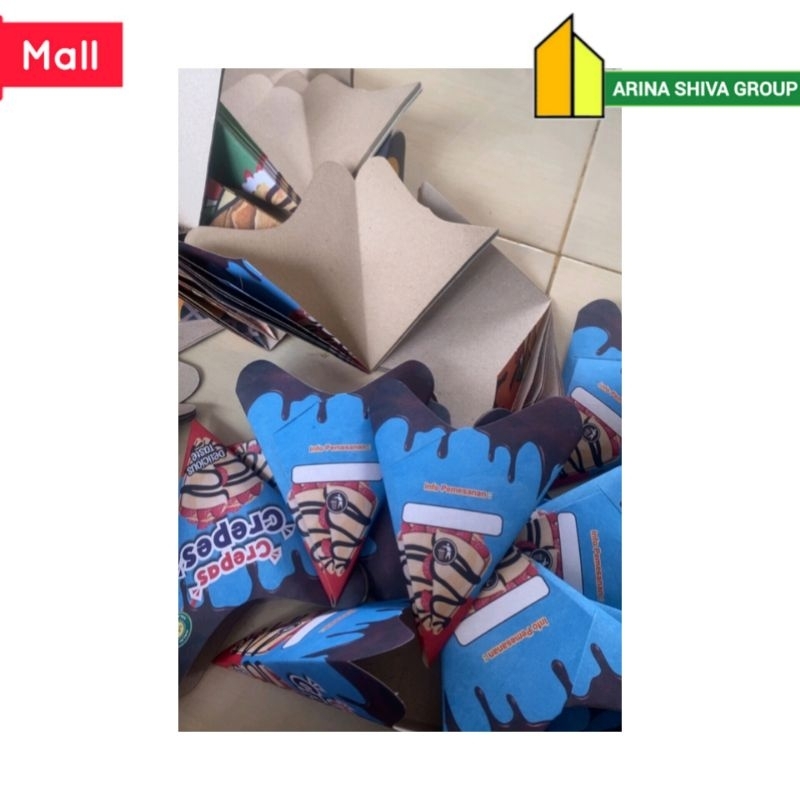 

[PAKET USAHA] 400 LEMBAR KEMASAN CREPES LIPAT JUMBO BAHAN DUPLEK PUTIH SUPER QUALITY | KERTAS LEKER KREPES CRISPY HIGH QUALITY | BOX LEKKER WAFFLE CROFFLE MURAH PRODUK TERBARU | TOKO KEMASAN ONLINE | TOKO ANEKA KEMASAN OFFICIAL | SHIVACORP 2028