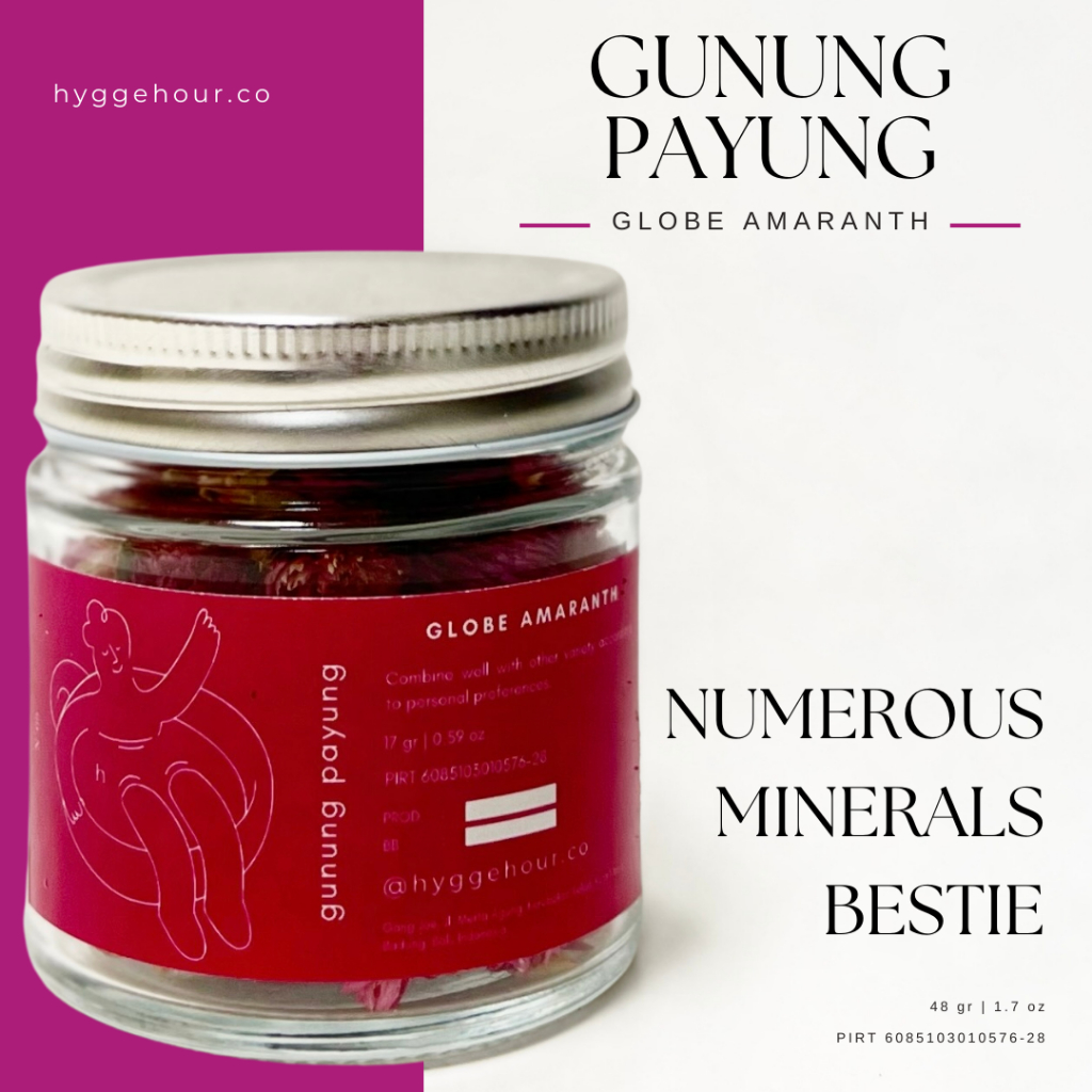 

Hygge Hour / Gunung Payung - Globe Amaranth / Globe Amaranth- Dried Flower Tea / Teh Bunga Kering