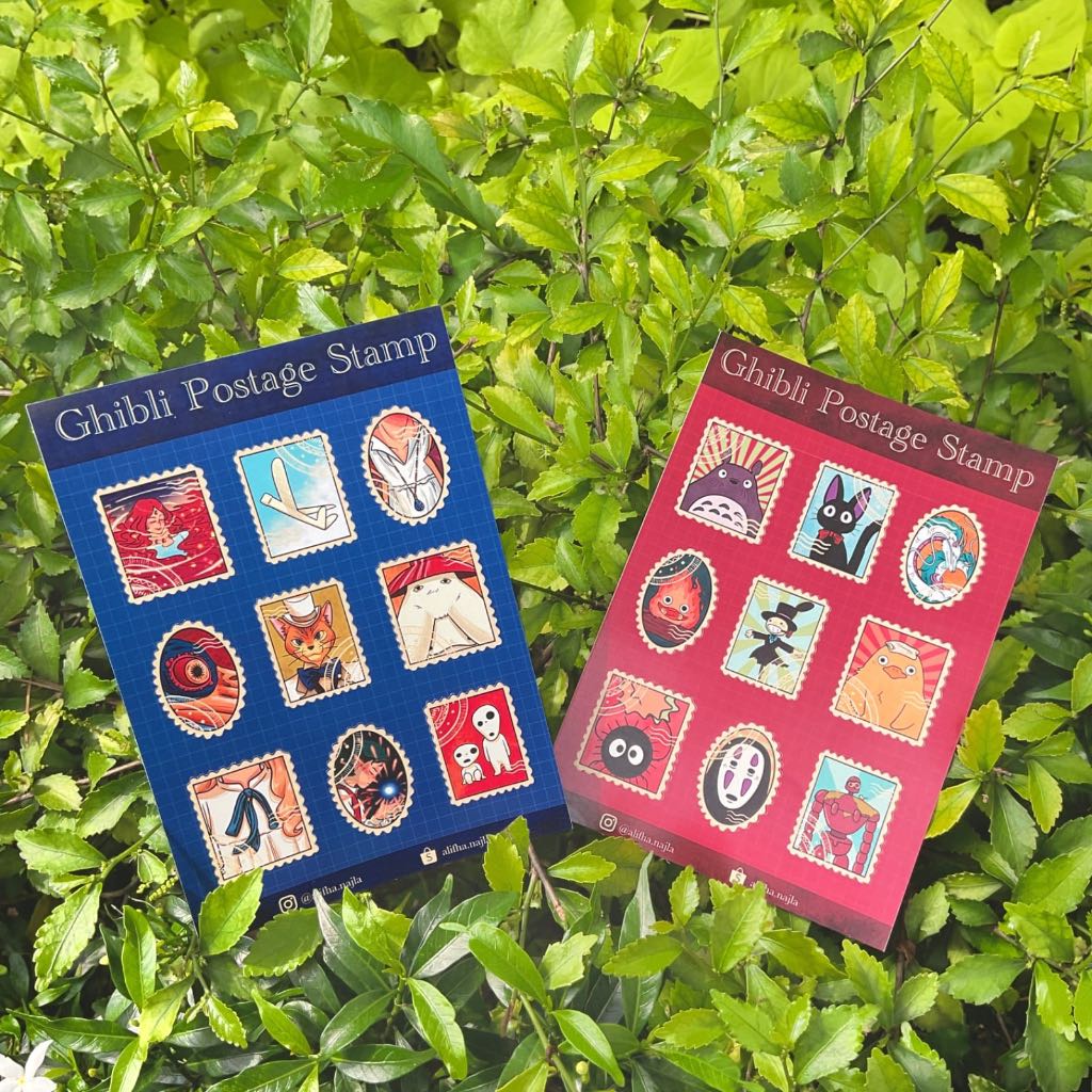 

Postage Stamp Sticker Studio Ghibli / Hayao Miyazaki / Perangko stiker / untuk scrapbook / tempel ke kartu pos mainan