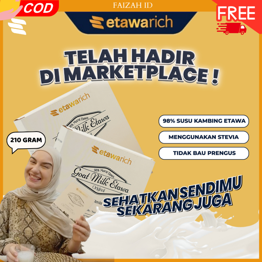 

Etawarich Susu Kambing Direkomendasikan Untuk Mengatasi Nyeri Sendi Sangat Manjur 100% Original