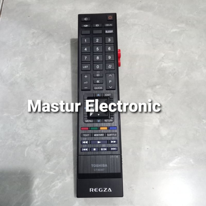 REMOTE REMOT TV TOSHIBA REGZA CT-90357 ORIGINAL ASLI