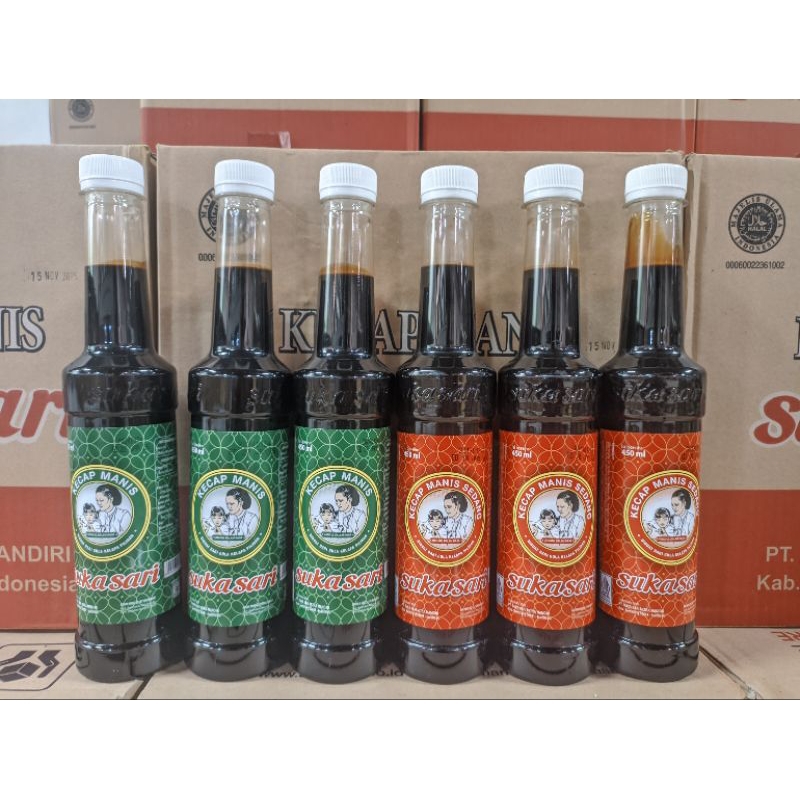 

Kecap Sukasari kemasan pet 450 ml