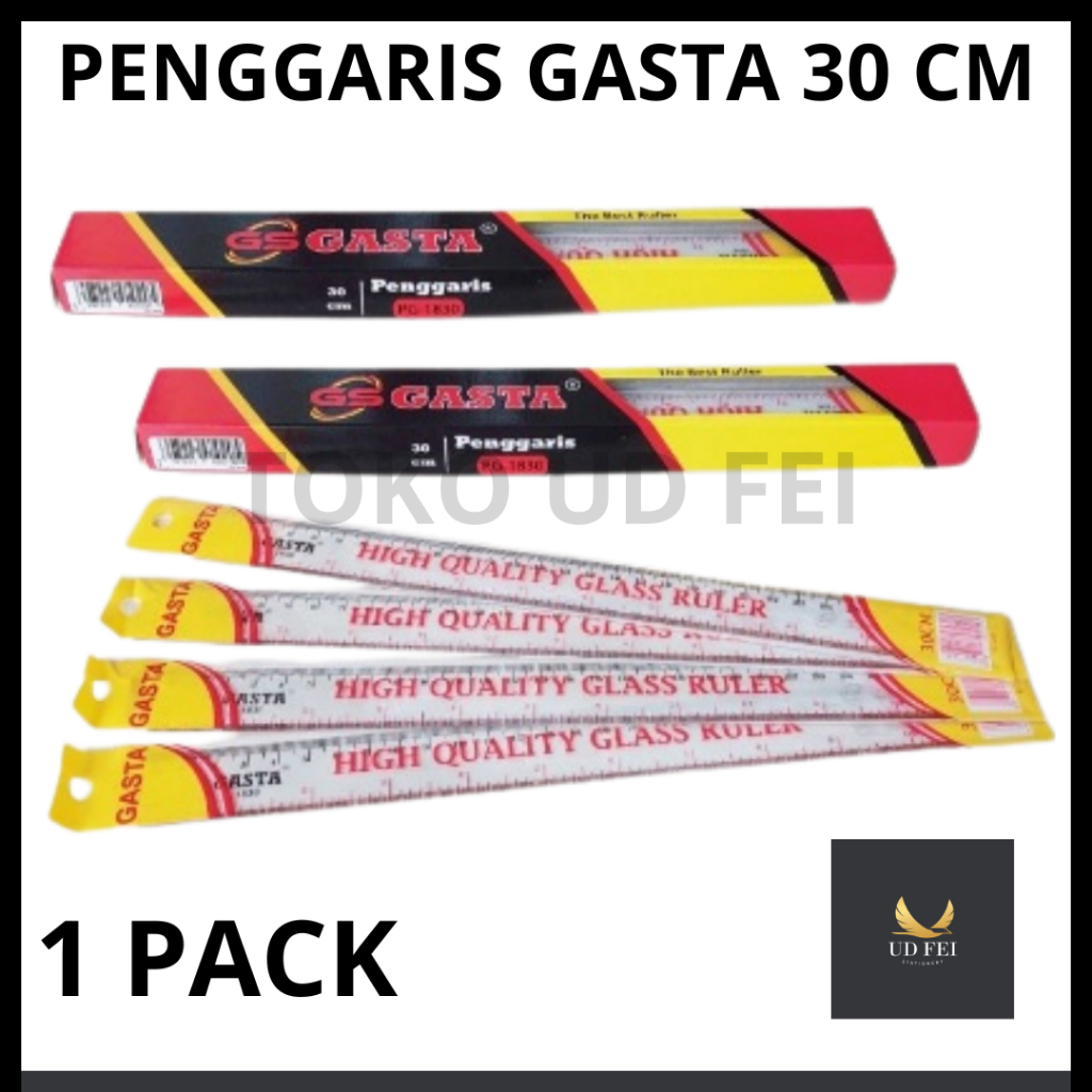 

(1 PACK) Penggaris Gasta 30cm/ Penggaris Panjang 30cm/ Penggaris Butterfly/ Penggaris Murah 30cm/Garisan 30cm