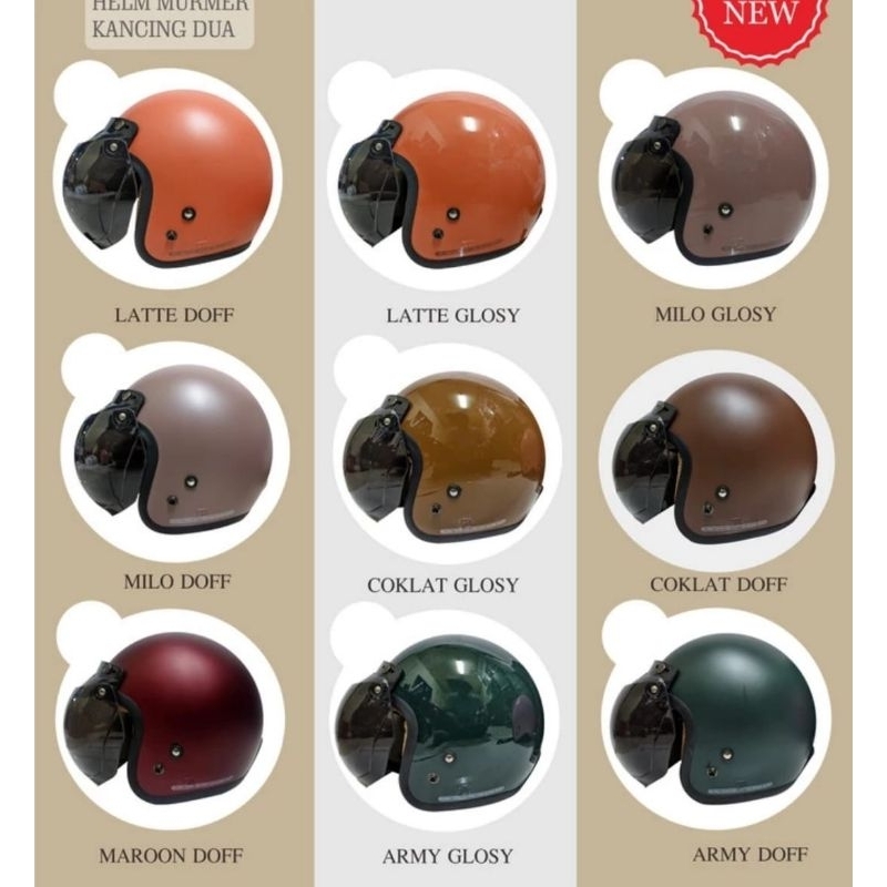 Helm bogo clasic premium murmer