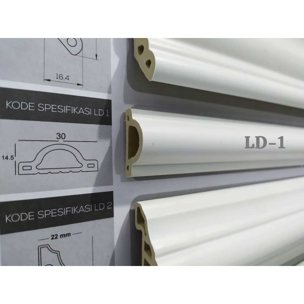 List Wallmoulding Gypsum Lis Dinding Wall Moulding Panel 4mtr LD 01 LD 02