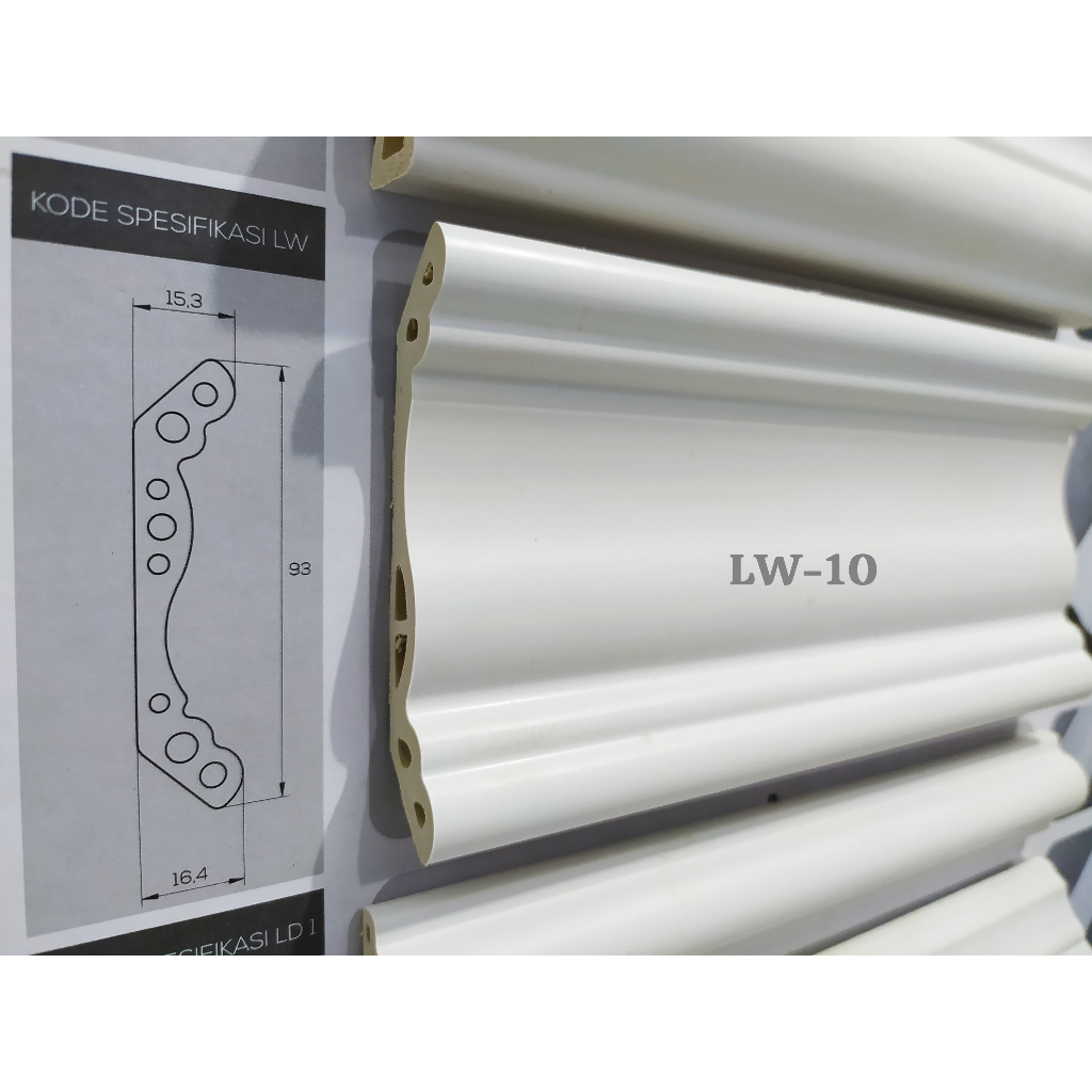 List Wallmoulding Gypsum Lis Dinding Wall Moulding Panel 4mtr LW 10